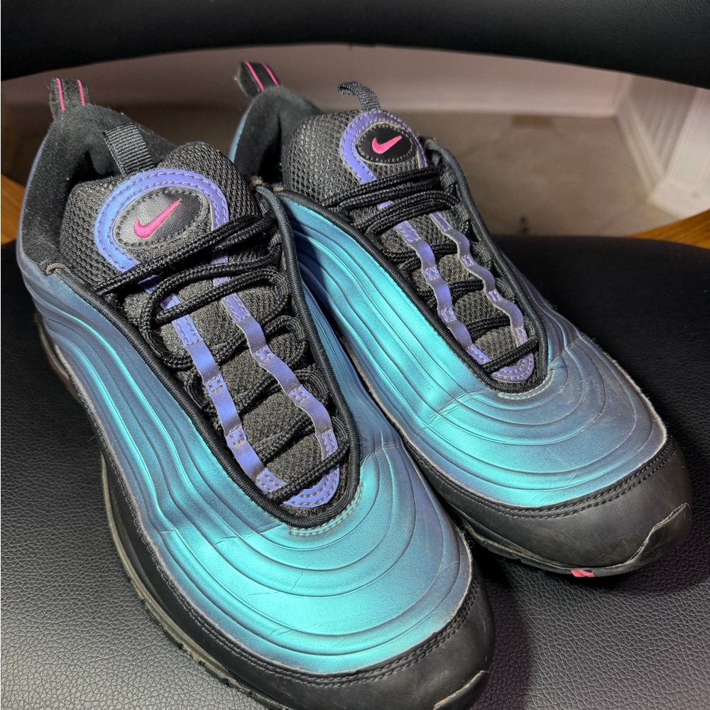 Nike Air Max 97 LX Throwback Future Black Laser Fuchsia AV1165-001 Mens Size 9.5